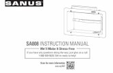 SA808 INSTRUCTION MANUAL · 2016. 9. 28. · SA808 INSTRUCTION MANUAL We’ll Make It Stress-Free If you have any questions along the way, just give us a call. 1-800-359-5520. We’re