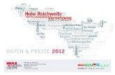 daten & Preise ... daten & Preise 2012 Westdeutsche allgemeine neue ruhr Zeitung / neue rhein Zeitung