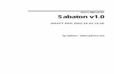 User's Manual for Sabaton v1User's Manual for Sabaton v1.0 Introduction • 1 1. Introduction 1.1 About Sabaton Sabaton is a program for FMEA (Failure Mode and Effects