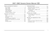 New 2007 GMC Savana Owner Manual M - Vaden GMPP · 2006. 8. 29. · 2007 GMC Savana Owner Manual M 1. Rear Axle ..... 331 Front Axle ..... 331 Noise Control System ..... 332 Bulb