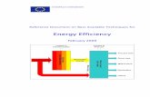 Energy Efficiency · 2019. 3. 13. · This BAT (Best Available Techniques) Reference Document (BREF) reflects an information exchange on best available techniques, associated monitoring
