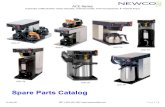 Spare Parts Catalog - Newco Coffee€¦ · 2020-09-15  · Spare Parts Catalog ACE-LP ACE-S ACE-TC ACE-TD ACE-TS ... VOLUME IN GPM 0.175 0.200 0.220 0.250 0.300 0.350 0.500 0.750
