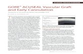 GORE ACUSEAL Vascular Graft and Early Cannulation supp sec 2.pdf · JUNE 2014 SUPPLEMENT TO ENDOVASCULAR TODAY 7 AV ACCESS CREATON TO REVSON Perspective on the potential patient care