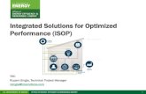 Integrated Solutions for Optimized Performance (ISOP) · 2019. 5. 15. · • Integrated ISOP package is estimated to save a total of 765 TBtu/Yr of energy reduction nationwide –