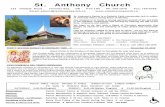 St. Anthony Churchstanthonysparish.ca/wp-content/uploads/2019/11/Bulletin... · 2019. 11. 14. · BISHOP’S DIOCESAN MINISTRY CAMPAIGN Our goal this year is $29, 000.00 and to date