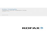 Kofax TotalAgility Integration Server Installation Guide ... • Kofax TotalAgility Architecture Guide: Provides an overview of the TotalAgility architecture, covering various deployments