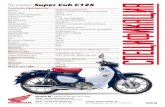 Scooter Super Cub C125 - Honda Мотоциклети · PDF file 2019. 1. 7. · Scooter Super Cub C125 Технически характеристики Двигател четиритактов,
