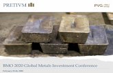 BMO 2020 Global Metals Investment Conference · 2020. 2. 23. · mine and life of mine plan for the Brucejack Mine; production and processing estimates; estimated economic results