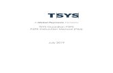 TSYS Guardian P2PE P2PE Instruction Manual (PIM) July 2019 · Attempting to install applications onto the device 3.1 Installation and connection instructions Installation instructions