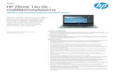 mobiilitehotyöasema HP ZBook 14u G6cdn.cnetcontent.com/f2/e0/f2e064c5-242d-4d4d-b4df-0474ea... · 2020. 6. 19. · Tiedot | HP ZBook 14u G6 -mobiilitehotyöasema HP suosittelee Windows