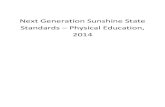Next Generation Sunshine State Standards Physical ......In 2008, Governor Charlie Crist signed Senate Bill 1908 into law, which included language regarding the revision of the Sunshine