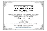 LESSONS IN TORAH OR - Learn ChassidusThe Ma’amarim of LIKUTEI TORAH and TORAH OR are copyright by the Kehot Publication Society, a division of Merkos L’inyonei Chinuch Inc., and