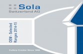 OEM - Selected Ranges 201 4-15Sola Switzerland AG has its roots as a creator and a manufacturer of the finest cutlery since 1866. For five generations, our cutlery has been created