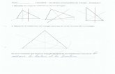 coursdeprimaire56.files.wordpress.com...Nom : Géométrie — Les droites remarquables du triangle — Exercices 1 I. REPASSE en rouge les médiatrices de ces triangles. 2. TRACE les