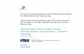 Aviation Security and Detection Systems - Case Study · 2016. 12. 6. · Framework Programme for Research and Technological Development (FP7) 2007-2013 is the ... Airport security