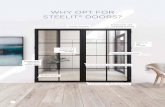 WHY OPT FOR STEELIT DOORS? - Woodland of Kingston · 2021. 3. 4. · The STEELIT® INVISIBLE S10 door with wooden frame is fitted with four built-in adjustable hinges. In contrast