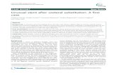 CASE REPORT Open Access Unusual stent after ureteral · PDF file 2017. 8. 29. · 8. Faggioni L, Paolicchi F, Neri E: Elementi di tomografia computerizzata. Milan: Springer; 2010.