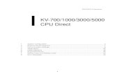 KEYENCE Corporation: KV-700/1000/3000/5000 CPU Direct...Diagram KV-700/1000/3000/5000 CPU Direct GP-Pro EX Device/PLC Connection Manual 5 IPC COM Port When connecting IPC with an External