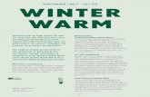 WINTERWARM | WO 5 — ZO 9 FEB WINTER WARM...Ook in 2020 maken we een nieuw, gratis wandelparcours met bijzondere installaties die een relatie aangaan met de natuur en architectuur