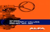 TRIPLE ECCENTRIC BUTTERFLY VALVES - Alfa Europe · 2018. 7. 18. · TRIPLE ECCENTRIC. PRODUCT FEATURES • The Alfa Europe valve utilizes a triple offset structure and has no friction