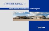 Elektronika termék katalógus · 2020. 11. 25. · elektronikai készülékgyártás ipari automatizálás villamos berendezések gyártása mérnöki tervezés 2 Az induktív közelítéskapcsolók