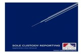 Sole Custody Reporting - New York State Comptroller...o Sole Custody USER Manual – Step by step instructions Report Home • Left hand panel – Reporting Year, Entity Name, Master