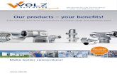 Zinc-nickel - Volz · 2019. 11. 26. · • Weld Connectors • Diagnostic Equipment • 37° Flare Tube Adapters ... (JIC) connectors are subject to SAE J514 standard, according