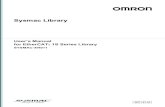 Sysmac Library User’s Manual for EtherCAT 1S Series Libraryproducts.omron.us/Asset/EtherCAT_1S_Servos_Library_Users... · 2021. 2. 2. · Manual Structure 2 Sysmac Library Instructions