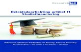 Beleidsdoorlichting artikel 11 Studiefinanciering...Financiële situatie van studenten 84 Samenvatting 85 5 Keuzes van (toekomstige) studenten en perceptie van het stelsel 89 Inleiding