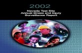 Nevada Test Site...Nevada Test Site 3 The Nevada Test Site Work Force - 2002 A total of 5,065 NTS employees were included in illness and injury surveillance in 2002. The age and gender