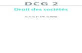 DCG 2 - Dunod · 2021. 3. 31. · Suivre l’actualité juridique DCG 2 Droit des sociétés Le droit est une discipline en constante évolution : retrouvez sur nos sites, après