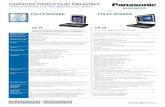 COMPUTER PRODUCTS BY PANASONIC...Wireless LAN: Intel ® Centrino Advanced-N 6235 802.11 a/b/g/n LAN: IEEE 802.3 10BASE-T / IEEE 802.3u 100BASE-TX / IEEE 802.3ab 1000BASE-T (2nd LAN