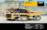 Specalog for 771D Quarry Truck, AEHQ5441-02 · 2021. 2. 23. · Caterpillar truck frames are built for severe applications. Mild steel provides flexibility, durability and resistance