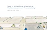 The European Enterprise Value creation for ... - Donald Kalff · of the University of Pennsylvania, Donald Kalff spent most of his professional life as a manager at Royal Dutch Shell