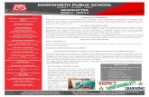 EDGEWORTH PULI SHOOL · 2020. 12. 1. · EDGEWORTH PULI SHOOL ONNE T SU EED THRIVE NEWSLETTER TERM 3 -WEEK 6 UP OMING EVENTS Monday 26 August to Friday 30 August ook Fair in the school