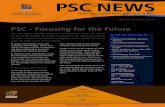 PSC NEWS - PSC Consulting · PDF file • PSC Welcomes New Staff • Andrew Robbie celebrates 10 years of excellent service with PSC Issue 37 I March 2014 PSC - Focusing for the Future