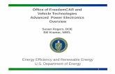 Office of Freedom Car and Advanced Vehicle Technologies … · 2005. 12. 12. · Bill Kramer, NREL Energy Efficiency and Renewable Energy U.S. Department of Energy. FreedomCAR & Vehicle