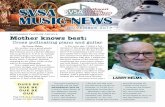 SVSA MUSIC NEWS...learned from fakebooks in col-lege. I may’ve been in my thirties or forties before I was routinely consciously aware whether I was playing a 1-4-5 song or a 5-4-1