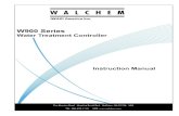Walchem W900 Manual - watertechusa.com File… · The Walchem W900 Series controllers offer a high level of flexibility in controlling water treatment applications. • There are
