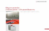 Fisher Scientific - Dynamic climate chambers · 2021. 5. 30. · go2binder.com/en-MK Series MK | for rapid temperature changes The BINDER MK series chamber is suitable for all heat