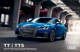 Audi TT · PDF file Audi TT | TTS Technical data TT Coupé 45 TFSI quattro TTS Coupé quattro Technical data Cylinders / Valves 4 cylinder petrol with direct and indirect fuel injection,