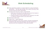Disk Scheduling - University of Windsorweb2.uwindsor.ca/courses/cs/tawfik/2002/60330/chap14-slides.pdf · Operating System Concepts 13.3 Silberschatz, Galvin and Gagne 2002 Disk Scheduling