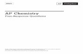 AP Chemistry 2021 Free-Response Questions · AP ® Chemistry 2021 Free-Response Questions . Begin your response to . QUESTION 1 . on this page. CHEMISTRY . SECTION II . Time—1 hour