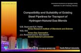 Compatibility and Suitability of Existing Steel Pipelines for … · 2019. 9. 23. · ASME B31.12 describes rules for hydrogen pipelines with reference to ASME BPVC Section VIII,