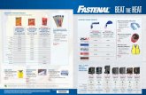Beat the Heat - Fastenal · Rasberry - - 1019227 Peach Tea - - 1019228 • Battle the effects of industrial heat stress and worker fatigue 3 oz. Squeeze Assorted Electrolyte Replacement