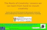 The Roots of Creativity: Lessons we can learn from hand-to-mouth … · 2019. 11. 6. · KESS Scholarship 2011-2013 KESS is funded under the European Social Fund Convergence Programme