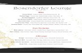 Bosendorfer Lounge - Kessler Collection · 2021. 4. 12. · Bosendorfer Lounge Open 11am—11pm . Consuming raw or undercooked meats, poultry, seafood, shellfish, or eggs may increase
