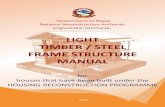 LIGHT TIMBER / STEEL FRAME STRUCTURE MANUAL TIMBER 2019... · 2019. 4. 1. · At the result of survey, timber framed structure can be categorized into three structural systems from