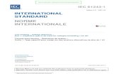 NORME INTERNATIONALEed3.0}b.pdf · 2021. 4. 22. · INTERNATIONAL. STANDARD. Travaux sous tension . IEC 61243-1 Edition 3.0 2021-04 NORME INTERNATIONALE Live working – Voltage detectors
