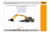 JCB JS160W Wheeled Excavator Service Repair Manual SN 01789228 to 01789428